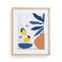 Постер С рисунком в рамке Boda единый размер разноцветный LA REDOUTE INTERIEURS  фото, kupilegko.ru